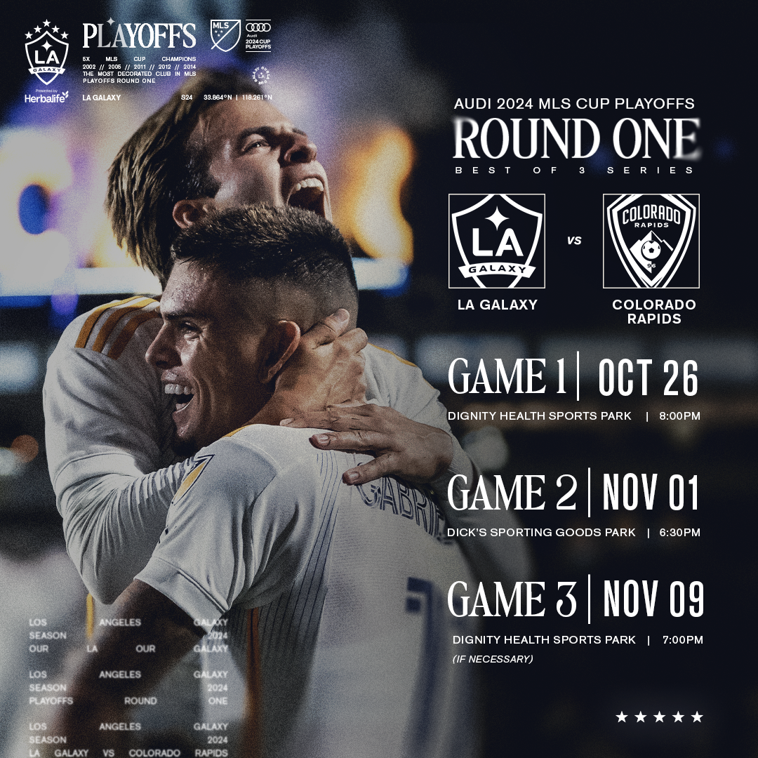 More Info for LA Galaxy vs Colorado Rapids Round One Best-of-3 Game 1