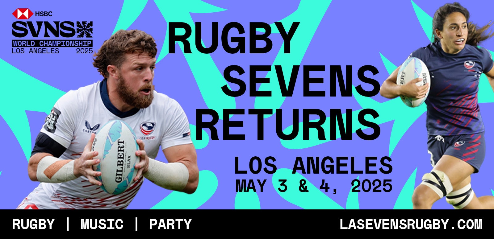 2025 HSBC SVNS Rugby Los Angeles 