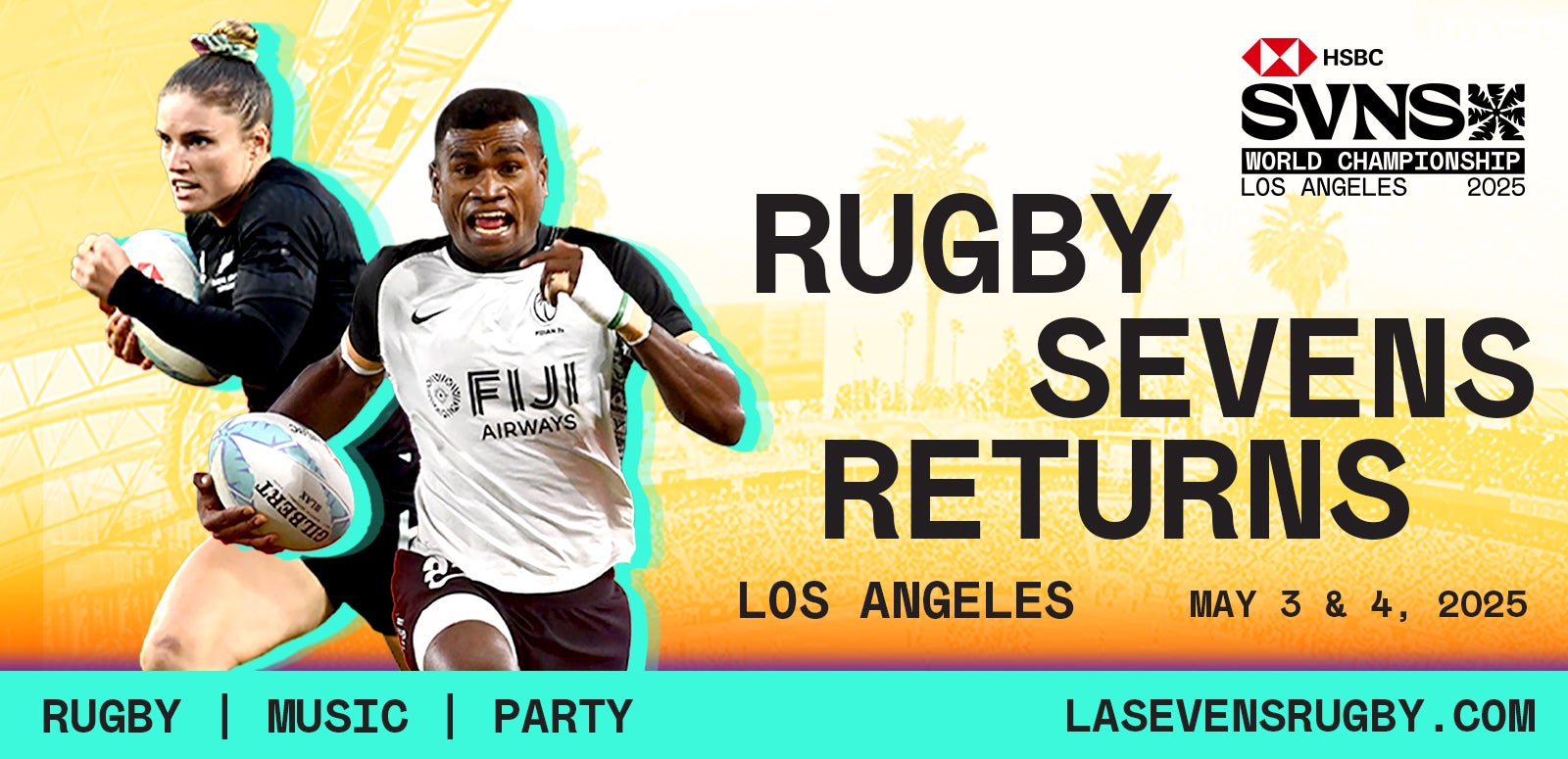 2025 HSBC SVNS Rugby Los Angeles 