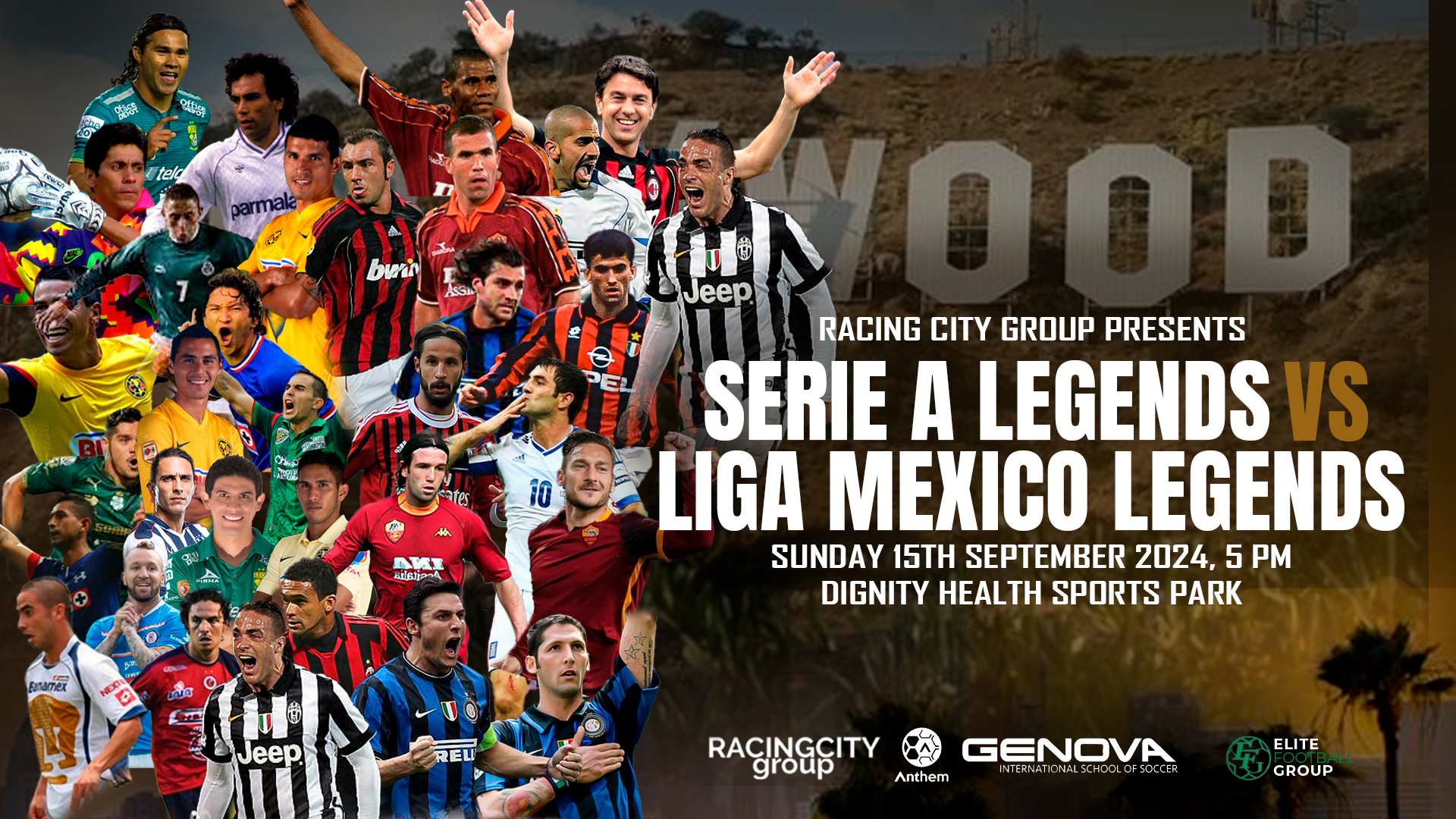 Serie A Legends vs Liga Mexico Legends