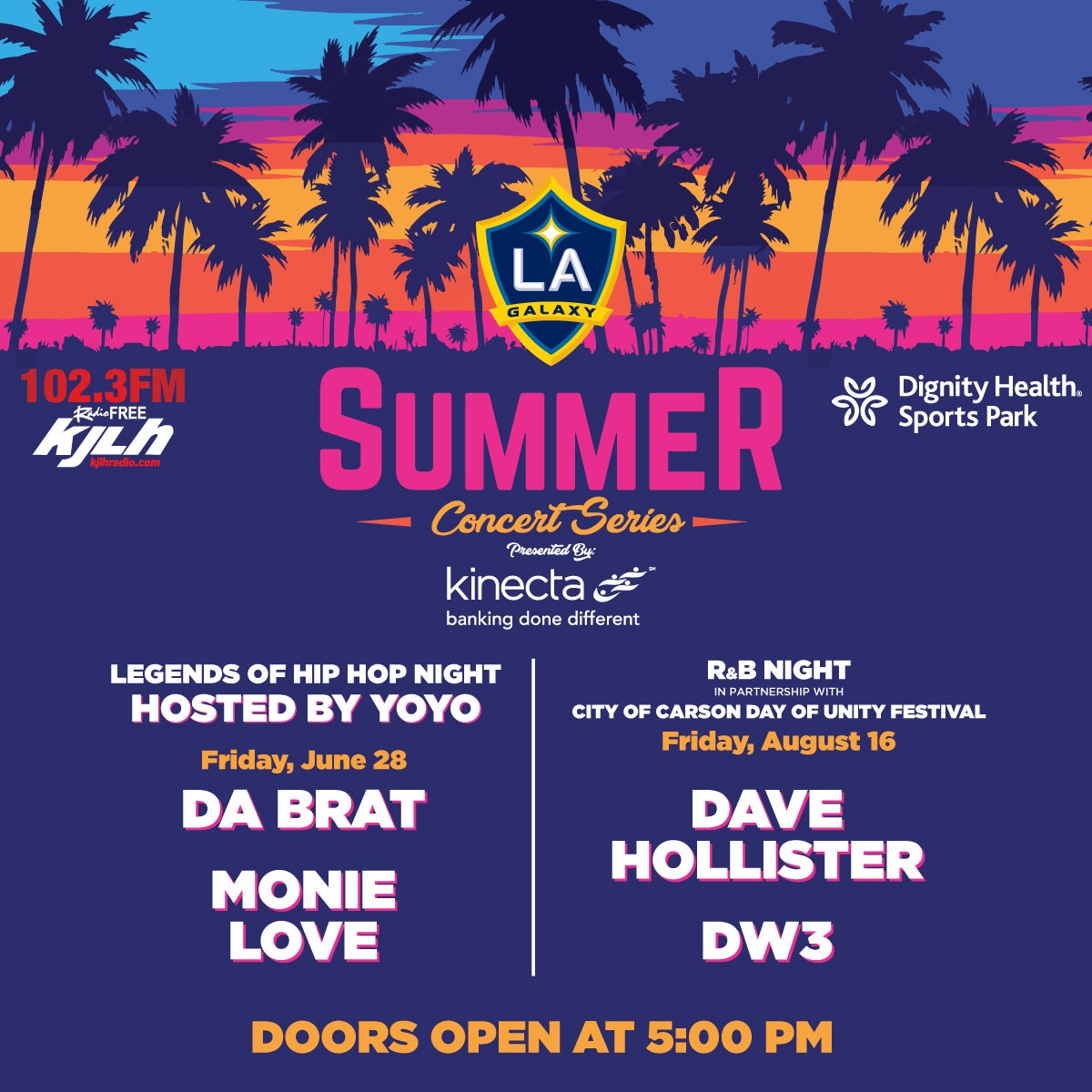 Summer Concert Series pres. by Kinecta Legends of Hip Hop Night